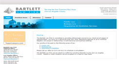 Desktop Screenshot of bartlettfirm.com
